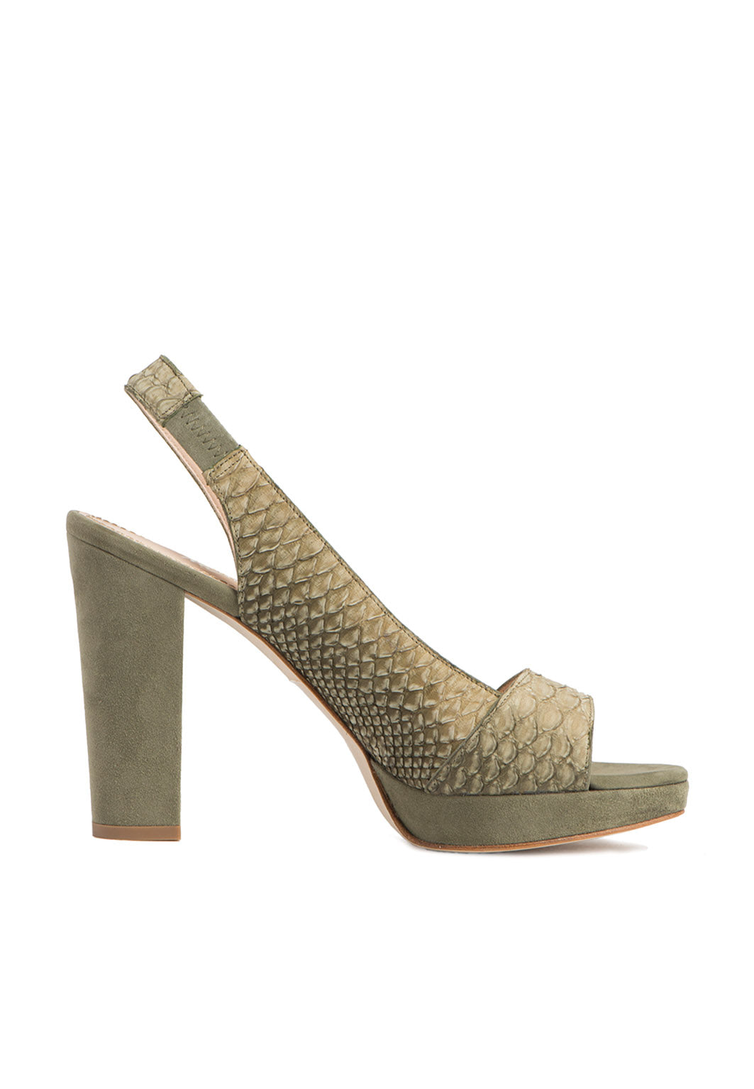 Sandalette oliv Clearance